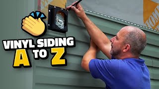 How to Install Vinyl Siding from A to Z [upl. by Harmonia41]