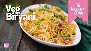 Vegetable Biryani  वेज बिरयानी घर पे  Quick amp Easy Veg Biryani  Kunal Kapur  RiceLunchDinner [upl. by Talanian]