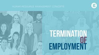 Termination of Employment [upl. by Navetse]