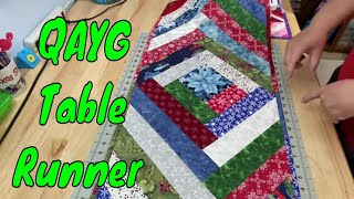 Quilt As You Go QAYG Braided Table Runner [upl. by Riay]