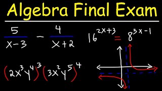 Algebra Final Exam Review [upl. by Bree]