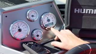 Mercury Smartcraft Gauges Operation [upl. by Ahsitul]