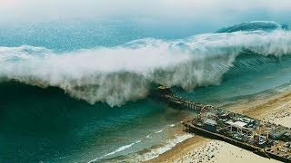 Top 5 Biggest Tsunami Caught On Camera [upl. by Pillsbury76]