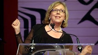 Elizabeth May Press Gallery speech WARNING GRAPHIC LANGUAGE [upl. by Nita]