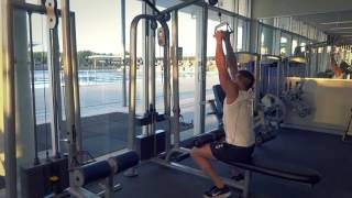 Neutral Grip Lat Pulldown Exercisescomau [upl. by Anoirb]