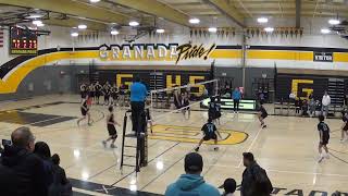 HS Volleyball JV Granada High vs Dougherty Valley 3524 [upl. by Ardeid]