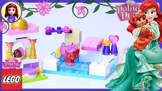 LEGO Disney Princess Palace Pets Treasures Day at The Pool Build Review Silly Play  Kids Toys [upl. by Negriv]