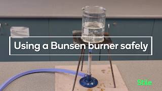 How to use a Bunsen burner safely [upl. by Nylakcaj103]