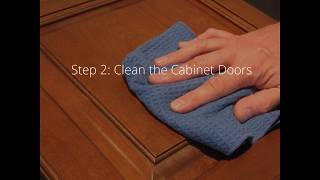 Steps to Restaining Kitchen Cabinets [upl. by Terchie623]