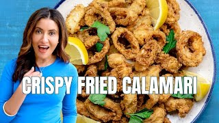 How to Make Crispy Fried Calamari Better Than Restaurants [upl. by Weatherby]