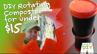 How To Make A DIY Rotating Composter From 2 Buckets [upl. by Eiramenna]