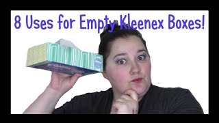 8 Uses for Empty Kleenex Boxes Upcycle Craft [upl. by Eimmelc23]