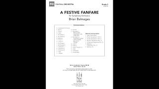 A Festive Fanfare  Brian Balmages [upl. by Weight]