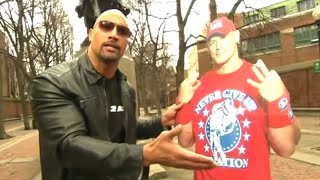 Raw The Rock educates John Cena at historic locations [upl. by Gravante885]