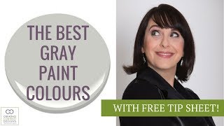 Best Gray Paint Cololurs by Benjamin Moore [upl. by Naletak]