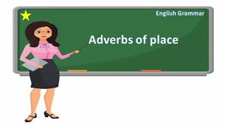 Lesson 24  English grammar  Adverbs of place [upl. by Glennis]