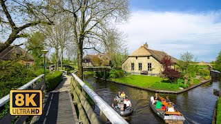 Giethoorn The Netherlands 8K 🇳🇱 [upl. by Nimesh501]