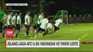 Jelang Laga AFC U20 Indonesia Vs Timor Leste [upl. by Seditsira]