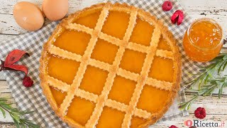 Crostata di marmellata classica  Ricetta base facilissima  Ricettait [upl. by Eillime]