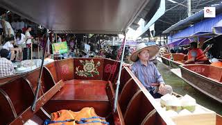 Damnoen Saduak Floating Market Thailand History Documentary [upl. by Edniya]