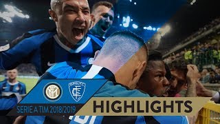 INTER 21 EMPOLI  HIGHLIGHTS  Were in the 201920 UEFA Champions League [upl. by Meaghan]