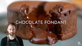 FRENCHY COOKS CHOCOLATE FONDANT [upl. by Esorbma]