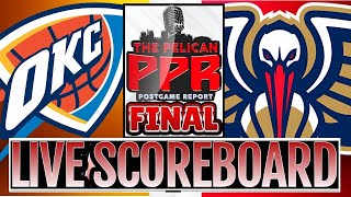 Pelicans vs Thunder LIVE Scoreboard [upl. by Lesiram]