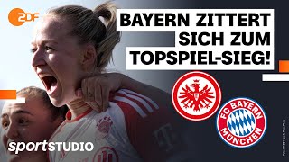 Eintracht Frankfurt – FC Bayern München  FrauenBundesliga 15 Spieltag Saison 2324  sportstudio [upl. by Brittani]