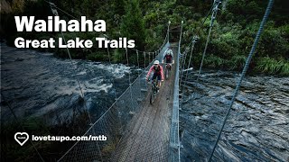 Waihaha  Great Lake Trails  MTB Taupo guide [upl. by Eirrok]