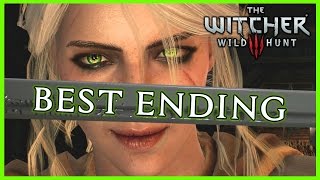 Witcher 3 ► THE BEST ENDING  Ciri Becomes a Witcher Triss Romance [upl. by Ellenehc422]