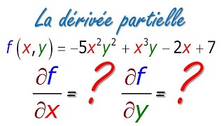 Calcul des dérivées partielles 1 [upl. by Shirlie]