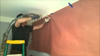 Injection Spray Foam into existing walls [upl. by Taam]