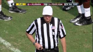 TJ Yeldon Throat Slash  Unsportsmanlike Conduct Penalty [upl. by Reo]