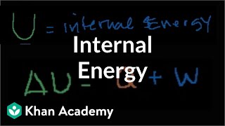 More on internal energy  Thermodynamics  Physics  Khan Academy [upl. by Hochman807]