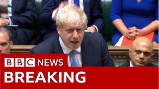 Boris Johnson makes first Commons statement as PM  BBC News [upl. by Llehcear612]