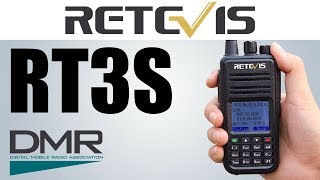 RETEVIS RT3S Dual Band DMR FM Handheld Radio [upl. by Llenrap]