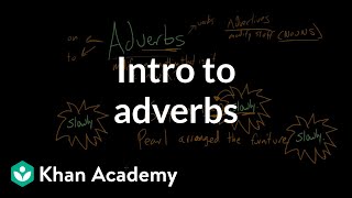 Intro to adverbs  The parts of speech  Grammar  Khan Academy [upl. by Standley984]