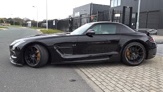 Mercedes Benz SLS AMG Black Series 63L V8  Lovely Accelerations [upl. by Etem697]