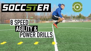 8 Exercises to Improve Speed Agility amp Power [upl. by Sokin]