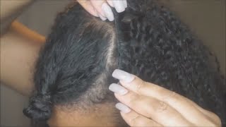 How To Install Afro Curly Kinky Hair Clip Extensions  Amazing Beauty Hair Clip Ins [upl. by Noir]