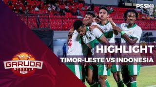 HIGHLIGHT FIFA MATCHDAY TIMORLESTE VS INDONESIA DI BALI  TIMNAS SENIOR [upl. by Icnan]