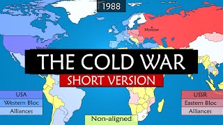 The Cold War  Summary on a Map [upl. by Enelrahs]