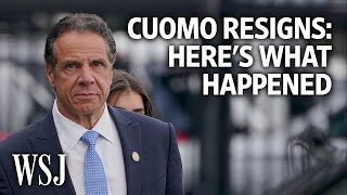 Gov Andrew Cuomo Resigns After DecadesLong Political Career  WSJ [upl. by Mitzl415]