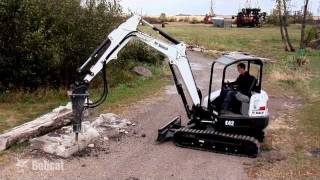 Bobcat Hydraulic Breaker Attachment [upl. by Leumas]