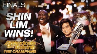 Shin Lim Is THE WINNER  Americas Got Talent The Champions [upl. by Faxun]