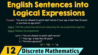 Translating Sentences into Logical Expressions [upl. by Annirok]