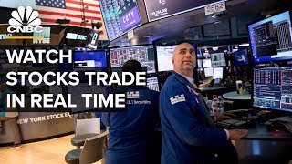 Watch stocks trade in real time after Dows third worstday ever– 3172020 [upl. by Rus264]