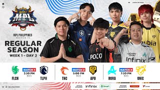 🔴 LIVE  MPL PH S15  FILIPINO  Week 1 Day 2 [upl. by Jan660]