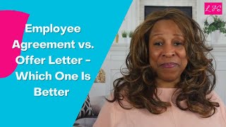 Employment Agreement vs Offer Letter  Which One is Better [upl. by Ydorb]