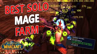 WoW Classic  Mage SOLO Strat UD Farm 400ghr NAXX Prep Farm [upl. by Hedvig683]